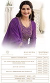 Kuleesh Surbhi By Vinay Heavy Georgette Designer Salwar Suits Catalog